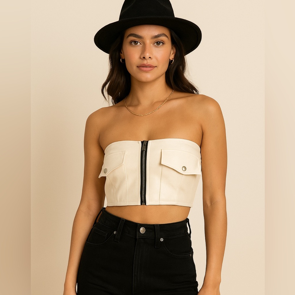 Zip It Real Good Crop Top